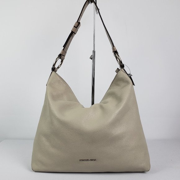 Michael Kors Taupe Grey Leather Purse